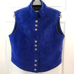 County Clothing Co royal blue winter vest XL Like New